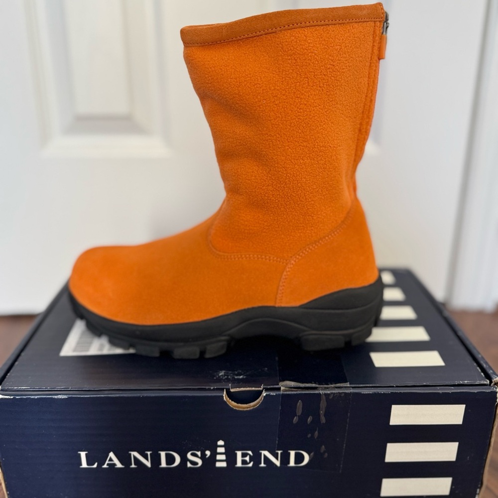 Lands End Sherpa Fleece Marinac Boots Size 7B (BNWB)